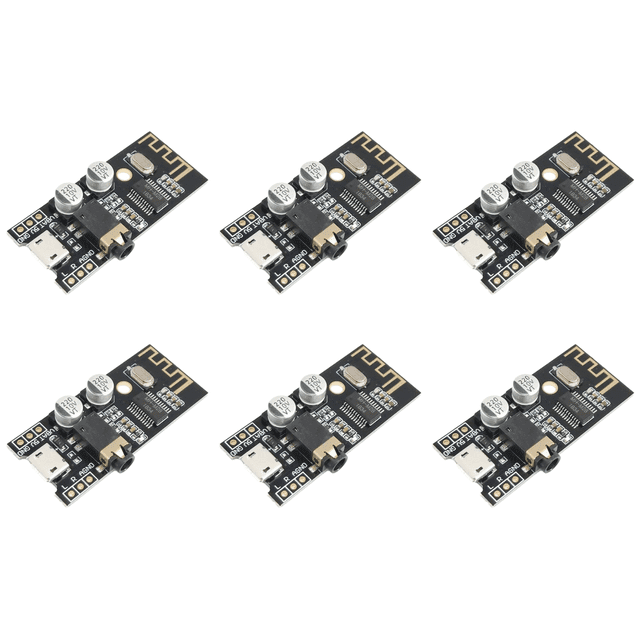 6uds. Módulo de audio MH-MX8 Compatible con Bluetooth 4.2 Altavoz de reajuste DIY (M28)