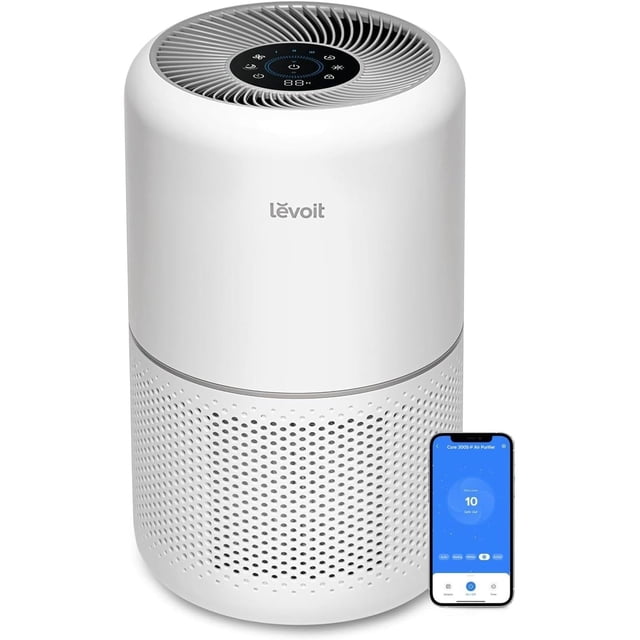 Purificador de aire LEVOIT Core300S-P HEPA WiFi Alexa blanco