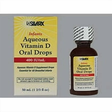 Silarx Infants Aqueous Vitamin D Oral Drops, 50 mL