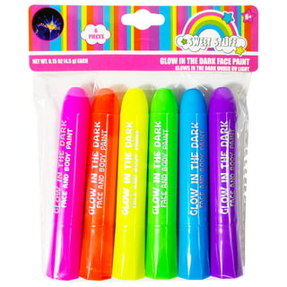 10ml Halloween Glow Pop In Dark Face Black Light Paint Uv Neon & Body  Crayon Kit Fluorescent Makeup Marker Christmas