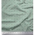 thumbnail image 1 of Soimoi Modal Satin Fabric Triangle Small Print Sewing Fabric Yard 42 Inch Wide, 1 of 3