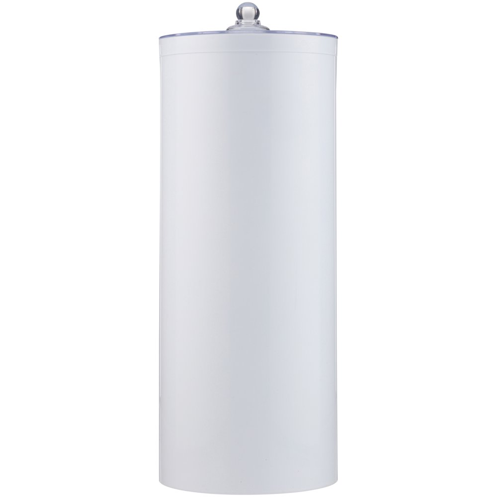 Exquisite® White Extra Toilet Paper Canister