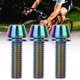 thumbnail image 1 of Tornillo fijo para vástago de bicicleta, 3 piezas Tornillo de vástago de bicicleta carretera de montaña de aleación Tornillo varilla deextensión auriculares bicicleta [M6 * 20 mm 彩色](M6*20mm彩色), 1 of 5