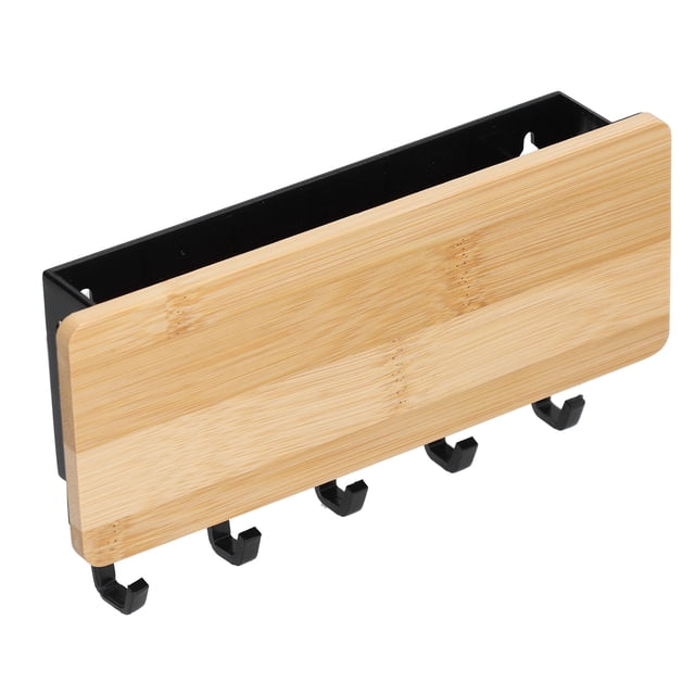 Gancho Para Llaves, Colgador De Llaves Montado En La Pared Soporte De Llaves De Bambú Antideslizante Moderno Para El Hogar Para La Oficina Para La Sala De Estar ANGGREK No
