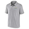 thumbnail image 2 of Men's Fanatics Gray Los Angeles Chargers Making Waves Polo, 2 of 3