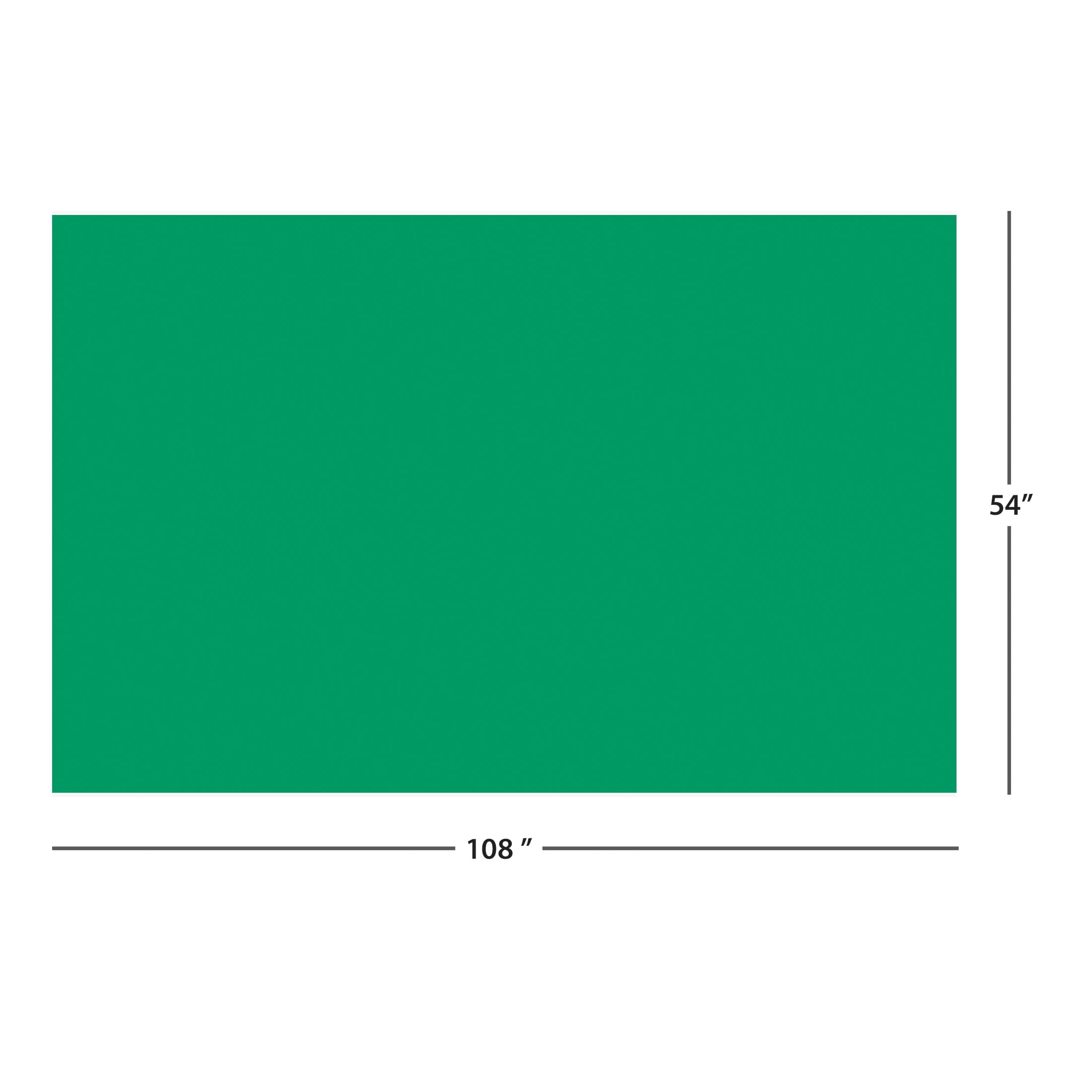 1CT 54 IN x 108IN Green Rectangular Plastic Table Covers by Way To Celebrate