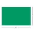 thumbnail image 6 of Rectangular 54" x 108" Green Plastic Table Cover, by Way To Celebrate, 6 of 9