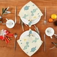 thumbnail image 4 of Satin Polyester Napkins - 20x20 InchSingle-Sided Printed Napkins, 1-Piece/4-Piece/6-Piece Set, DIY Personalized Table Setting，Dinosaurs, 4 of 8