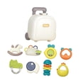thumbnail image 1 of Yinanstore Teether Toys Gentle Comfort Easy to Hold Textured Grasping Early Educational 8pcs, 1 of 8