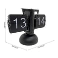 thumbnail image 2 of AOOOWER Automatic Flip Digital Clock 24 Hours Table Stainless Steel Turn Page, 2 of 17