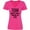 Hot Pink, variant on Inktastic Texas Awesome Since 1895 Women's V-Neck T-Shirt