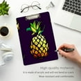 thumbnail image 4 of FMSHPON Yellow Pineapple Tropical Fruit Clipboard Hardboard Wood Nursing Clip Board and Pull for Standard A4 Letter 13x9 inches, 4 of 7