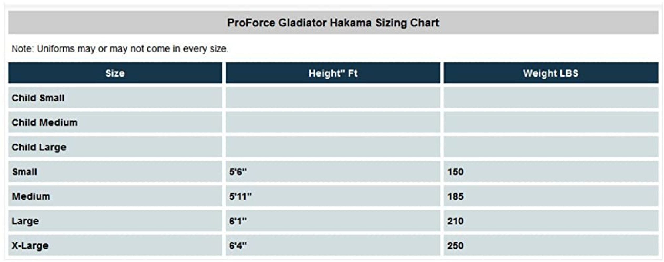 ProForce Gladiator Hakama 