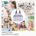 thumbnail image 7 of Honeii Bouquet and Lavender Flowers Print Lunch Box,Insulated Lunch Bag,Lunch Tote Bags,Leakproof Cooler Lunch Case for Travel Work Picnic, 7 of 7