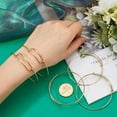 thumbnail image 3 of 12Pcs Gold Expandable Bangle Adjustable Wire Bracelets Stainless Steel Blank Metal Stackable Bracelet Cuff Set, 3 of 6