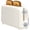 Off-White, variant on 2-Slice Toaster with 10" Extra Long Slot, 6 Browning Levels, Removable Crumb Tray, Defrost, Reheat & Cancel Functions, Auto Shut-Off Safety,Red