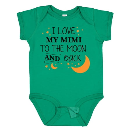 

Inktastic I Love My Mimi to the Moon and Back Gift Baby Boy or Baby Girl Bodysuit