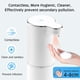 thumbnail image 2 of Dispensador automático de jabón de manos, dispensador de jabón espumoso recargable sin contacto de 300 ml, volumen de espuma ajustable de 3 niveles, dispensador de jabón de manos impermeable, 2 of 5