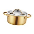 thumbnail image 2 of DOLITY Hotpot Cuisine Batterie de Cuisine Fruits de Mer Marmite Ramyun Cuiseur pour Cari Pâtes Ragoût Or, 2 of 9