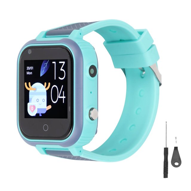 LT21 4G Kids Smartwatch GPS Monitoreo de Video Posicionamiento WiFi Smartwatch para Nias Nios IP67 Llamada a Prueba de Agua Alarma de Voz Cámara SOS Reloj Inteligente con Pantalla Táctil IPS de