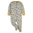 thumbnail image 5 of Gerber Baby Boy Sleep 'n Play Footed Pajamas, 4-Pack, Sizes Preemie - 6-9 Months, 5 of 8