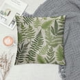 thumbnail image 2 of HENGT  Throw Pillow Cover Green Leaf Floral in Vintage Style Leaves and Herbs Boxwood Seeded Eucalyptus Fern Maidenhair Decorative Pillow Case Home Decor Square Pillowcase, 2 of 5