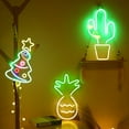 thumbnail image 3 of Led Neon Light Sign Pineapple Night Lights Usb Operated Decorative Marquee Sign Bar Pub Store Club Garage Home Party Decor, 3 of 6