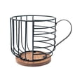 thumbnail image 2 of Coffee Pod Holder Organizer Cup Wire Coffee Pod Basket Para Kitchen Pod Negro Sin Letras Sunnimix Soporte para cápsulas de café, 2 of 8