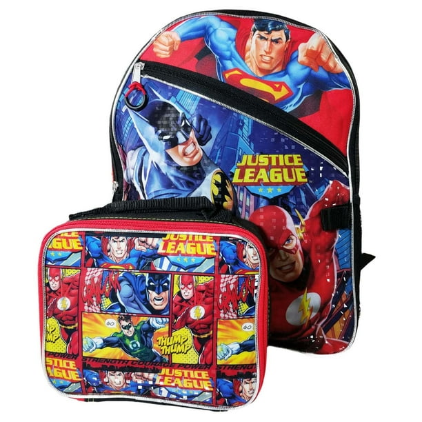 DC Comics DC Comics Justice League Backpack and Insulated Lunch Box