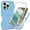 Blue, variant on ELEHOLD Clear Case for iPhone 16 Pro, Shockproof Full Body Rugged Case with PC Front Cover,Purple