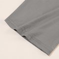 thumbnail image 4 of ZACPNCV Girls Bermuda Shorts Knee Length Summer Casual Shorts Lightweight Elastic Waist Short Pants Dark Gray 5-6 Years, 4 of 7