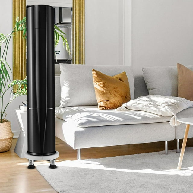 LEEYNEER Portable Air Conditioner Stand Washer and Dryer Pedestals Mini Fridge Organizer Washing Machine Stand Air Conditioner Support Mini Split Condenser Pad