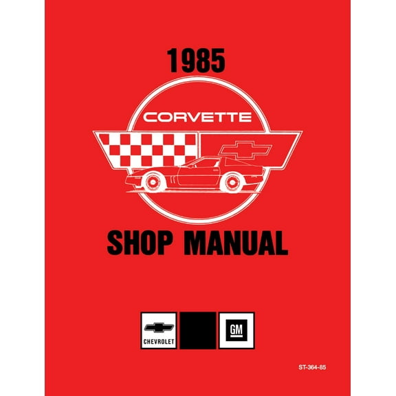 Detroit Iron OEM 1985 Chevrolet Corvette Shop Manual (Chassis & Body) - Includes 11x26 Wiring Diagrams