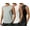 Black/Light Grey/White, variant on Men's Gym Tank Top Quick Dry 3 Pack UPF 50  Sleeveless Workout Shirts Summer Sun Protection Running Tank Tops