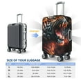 thumbnail image 4 of Kdxio Cool Tiger Pattern Luggage Cover for Travel,Elastic and Durable,Fits 18-32 Inch,Anti-Scratch Suitcase Protector-No luggage included, 4 of 5