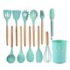 thumbnail image 1 of Juego de utensilios de cocina, utensilios de cocina de silicona antiadherentes, juego de utensilios de cocina resistentes al calor, 1 of 7
