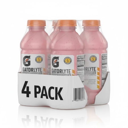 Gatorade Gatorlyte Strawberry Kiwi Sports Drinks 20 fl oz Rapid Rehydration Electrolyte Drink 4 Bottle