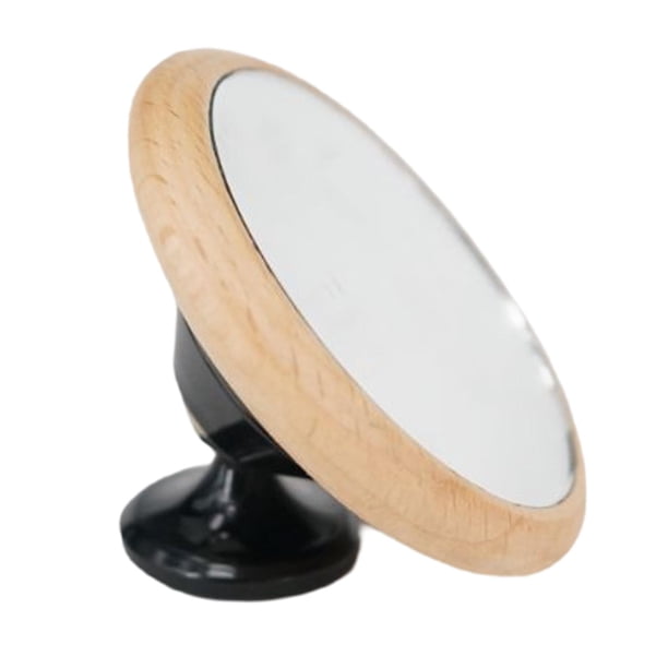 Espejo reflectante con lente color espresso, con capacidad de observación de flujo y base de madera fácil de limpiar. Haya Negro