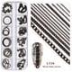 thumbnail image 1 of Accesorios para decoración de uñas, cadena de joyería para decoración de uñas, 12 rejillas, pegatinas decorativas para decoración de uñas, cadena de metal, cadena para uñas, 1 of 2