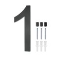 thumbnail image 1 of Uxcell Números de Casa Flotantes de Acrílico de 8 Pulgadas, Número de Casa Moderno 1 con Kit de Clavos para Exterior [Negro], 1 of 7