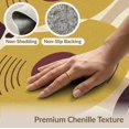 thumbnail image 6 of ODIKA 6'x9' Washable Area Rug Non-Slip, Easy Care, Layered Cd Disc Abstract Musical Collage Round Floor Covering for Family Room, Living Room, Master Bedroom, 6 of 7