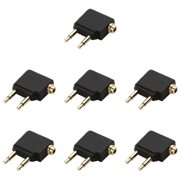 Adaptador Audio Jack 3 5 Mm Convertidor para en Avión (1 Unidad)