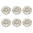 thumbnail image 4 of 6 pinzas para zapatos con diamantes de imitación de cristal, pinzas para zapatos con flores de diamantes de imitación desmontables, hebillas para zapatos, decoración para zapatos de novia y boda., 4 of 14
