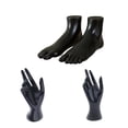 thumbnail image 1 of Xuanheng 2pcs Adult Mannequin Adult Feet And Hand, 1 of 8