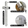 thumbnail image 2 of 2pcs Air Outlet Handle Heater Radiator Plumbing Tools Plumbing Bleeding Socket Radiator for Bleeding Square Hole, 2 of 5