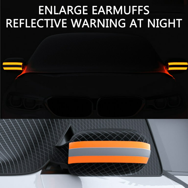 Vikakiooze Magnetic Windshield Cover for Ice and Snow, Winter Windshield Snow Ice Cover with Multi-Layer Protection, Front Window Covers Sunshade