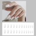 thumbnail image 4 of tredstone 1 Set Press on Nails Coffin Solid Color Detachable Extension Long Artificial Matte Wraps Full Cover Ballerina Salon DIY Type 2, 4 of 6