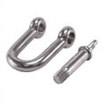 thumbnail image 2 of 5 Pcs M6X38mm Manille Droite, Courte, Acier Inoxydable AISI 316, 2 of 3
