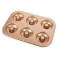 thumbnail image 2 of 6 Tazas Molde de Rosquilla Molde de Pastelería de Rosquilla Molde de Estaño con Chispas de Chocolate Herramienta para Hornear Acero Al Carbon Baoblaze Molde para hornear donas, 2 of 8