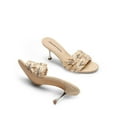 thumbnail image 5 of Dream Pairs Womens faffia mules heeled sandals, 5 of 5